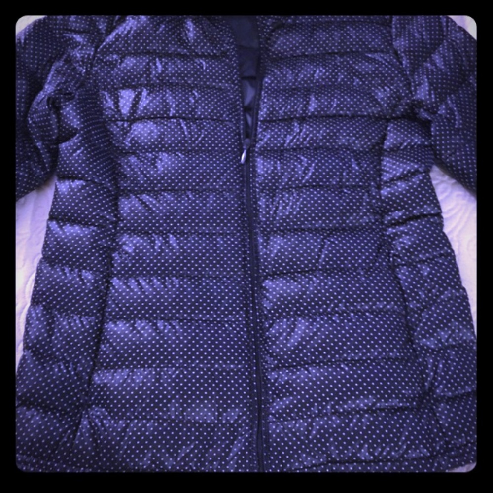 UNIQLO Polka Dots Lightweight Down Puffer Jacket S